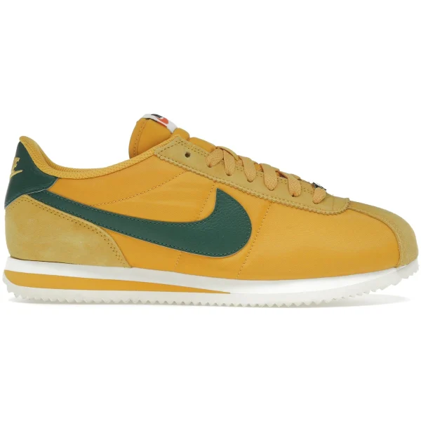 Nike Cortez Textile Yellow Ochre Gorge Green (Women&rsquo;s)
