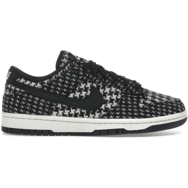 Nike Dunk Low Harris Tweed White Black Multi (Women’s)