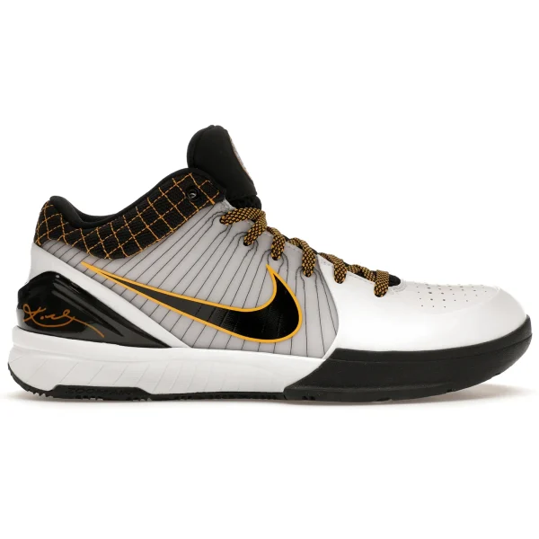 Nike Kobe 4 Protro White Black Del Sol
