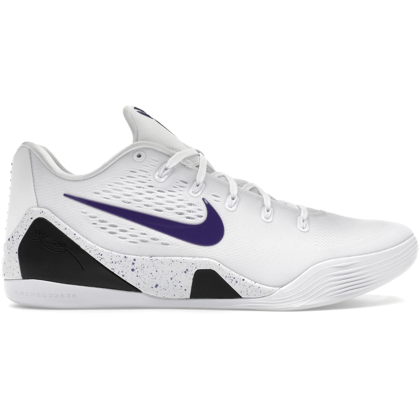 Nike Kobe 9 Elite Low EM Protro White Court Purple