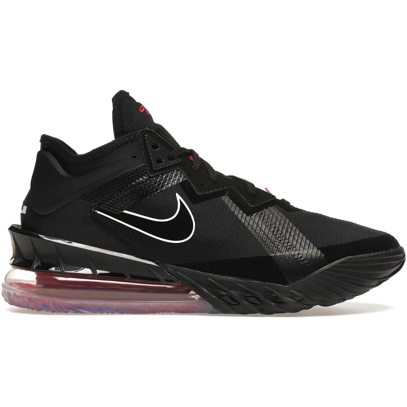 Nike LeBron 18 Low Black Red 1 Nike LeBron 18 Low Black Red