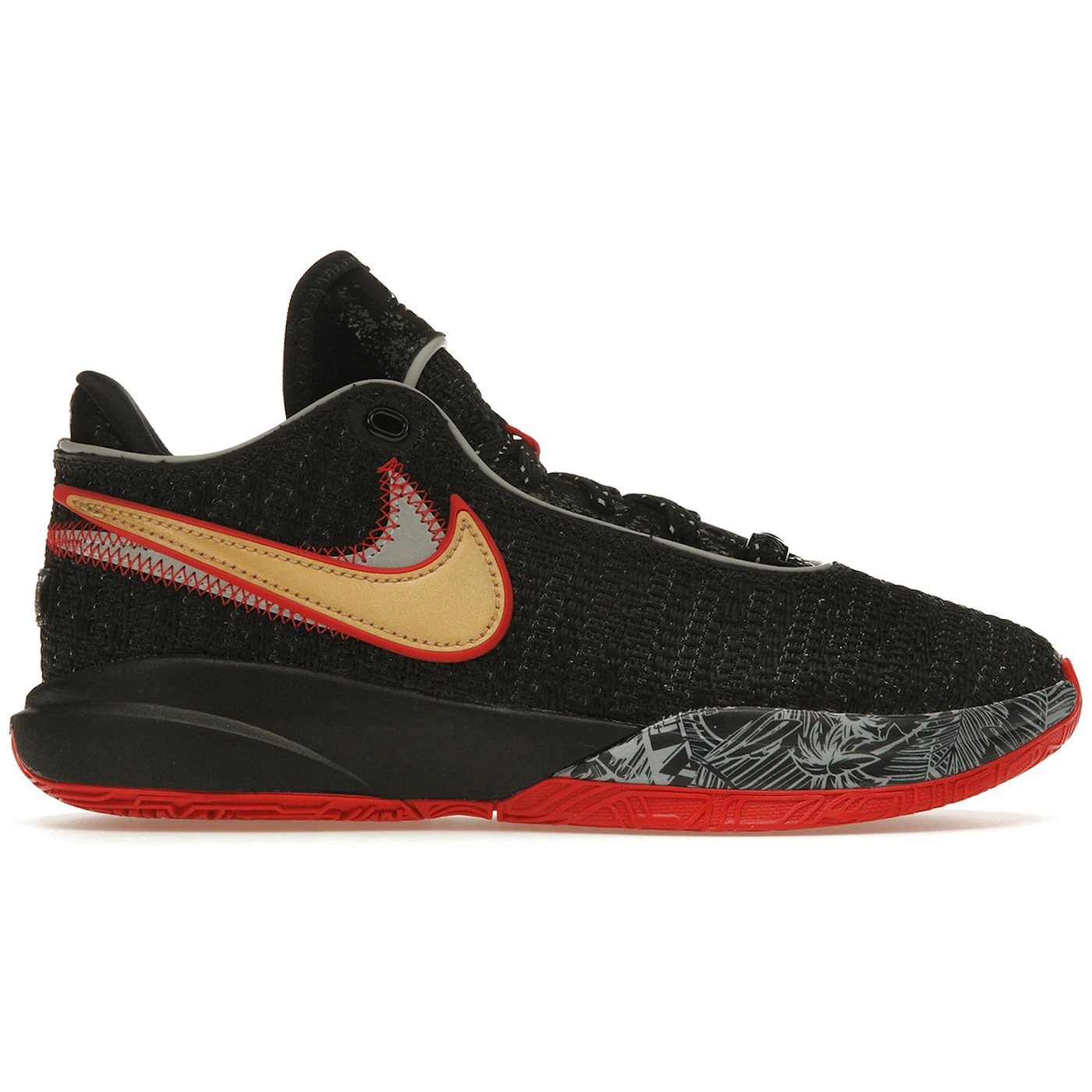 Nike LeBron 20 Black University Red (GS) 2 Nike LeBron 20 Black University Red GS 1 2