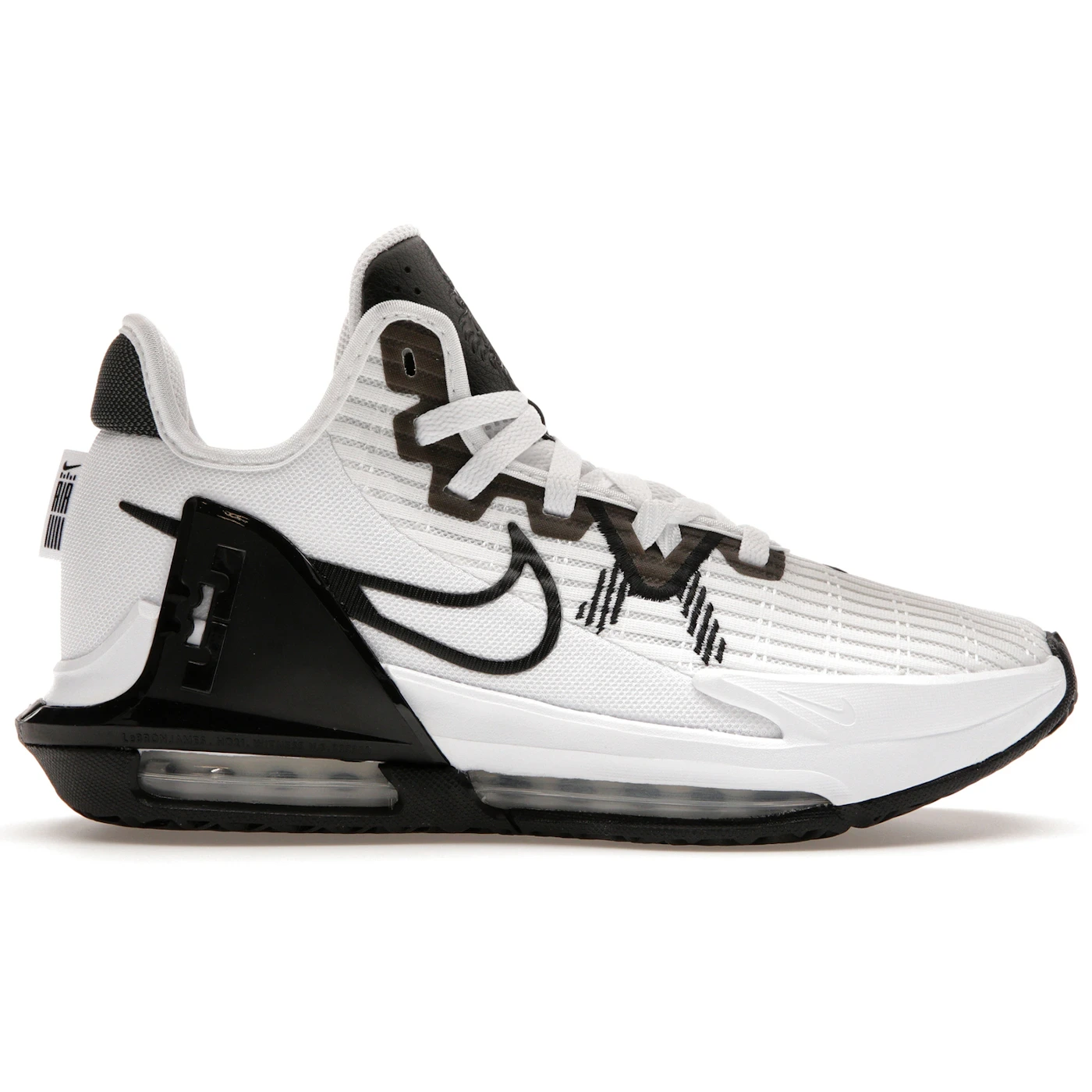 Nike LeBron Witness 6 TB White Black 1 Nike LeBron Witness 6 TB White Black 1 3