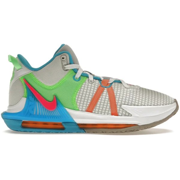 Nike LeBron Witness 7 Grey Fog Multi-Color