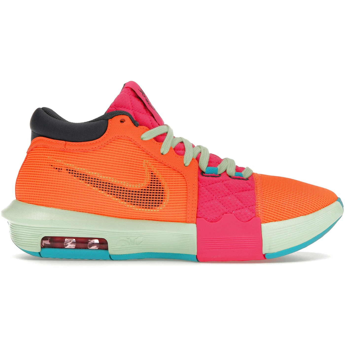 Nike LeBron Witness 8 Total Orange Laser Fuchsia 3 Nike LeBron Witness 8 Total Orange Laser Fuchsia