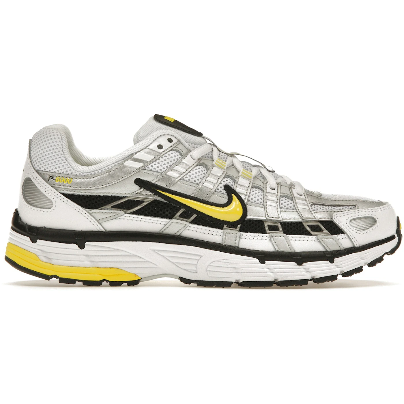 Nike P-6000 Metallic Platinum Opti Yellow (Women's)