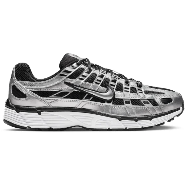 Nike P-6000 Metallic Silver Black White (Women&rsquo;s)