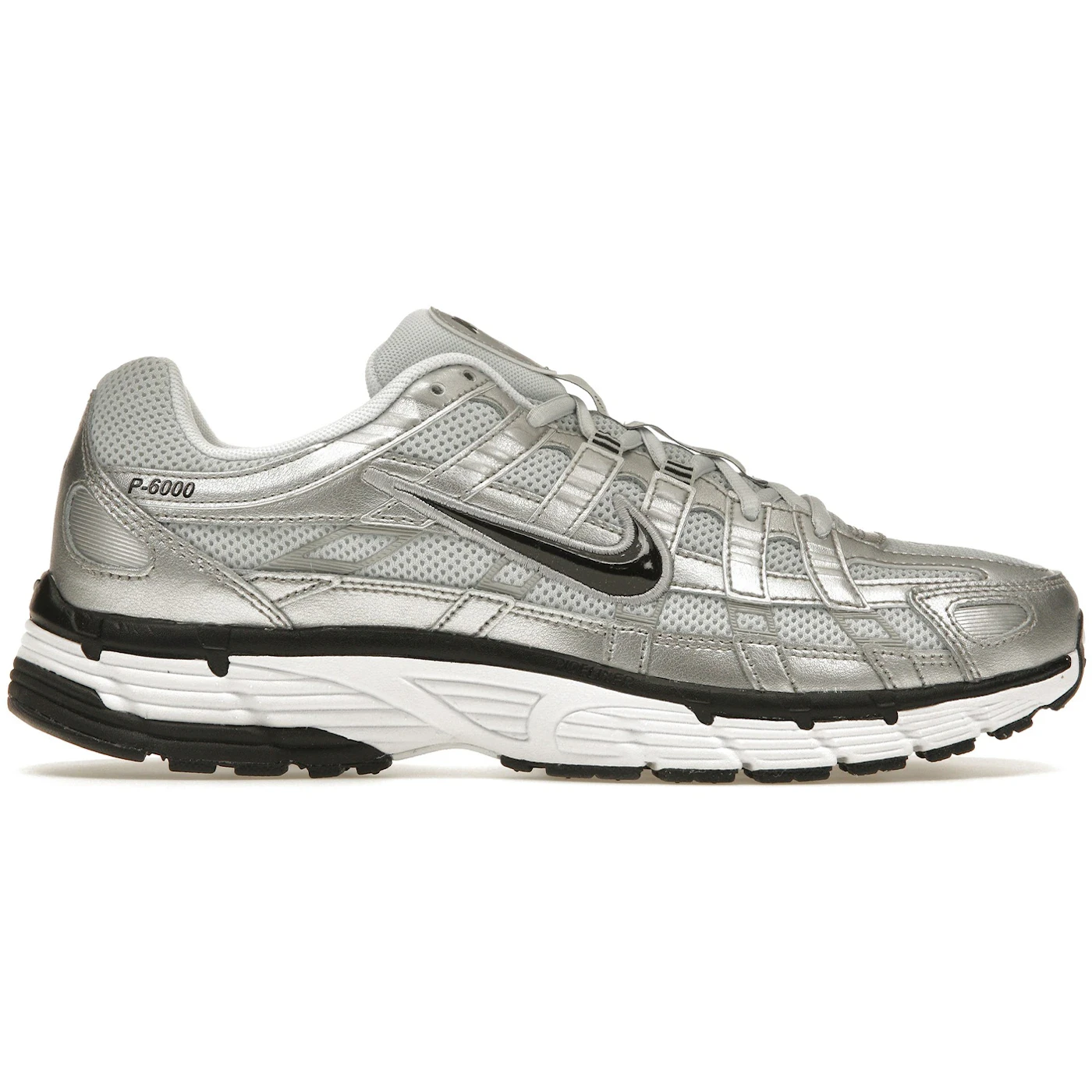Nike P 6000 Metallic Silver Pure Platinum Womens 1 2