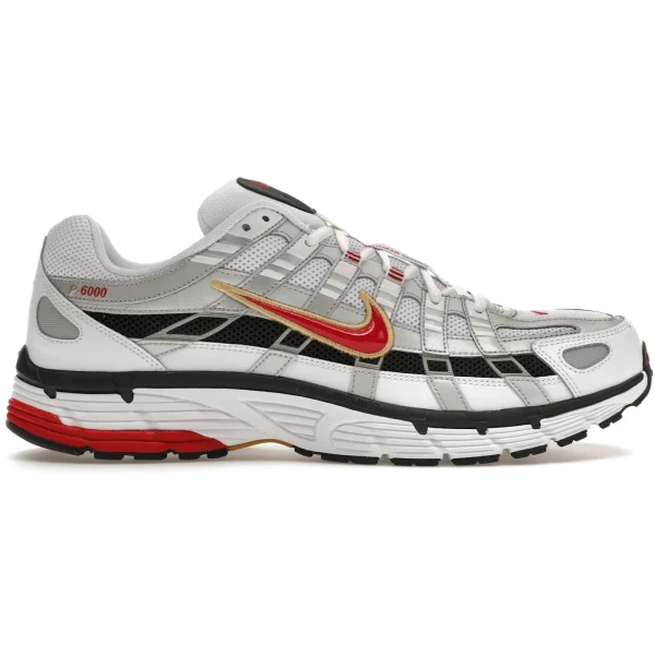 Nike P-6000 Platinum Varsity Red