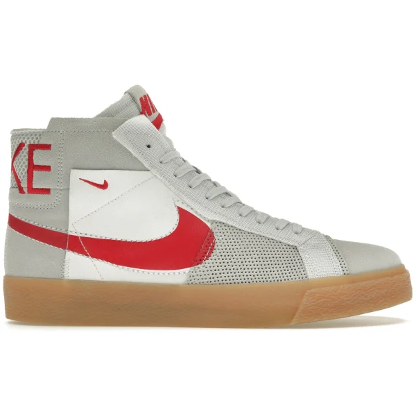 Nike SB Zoom Blazer Mid Premium Deconstructed White University Red Gum