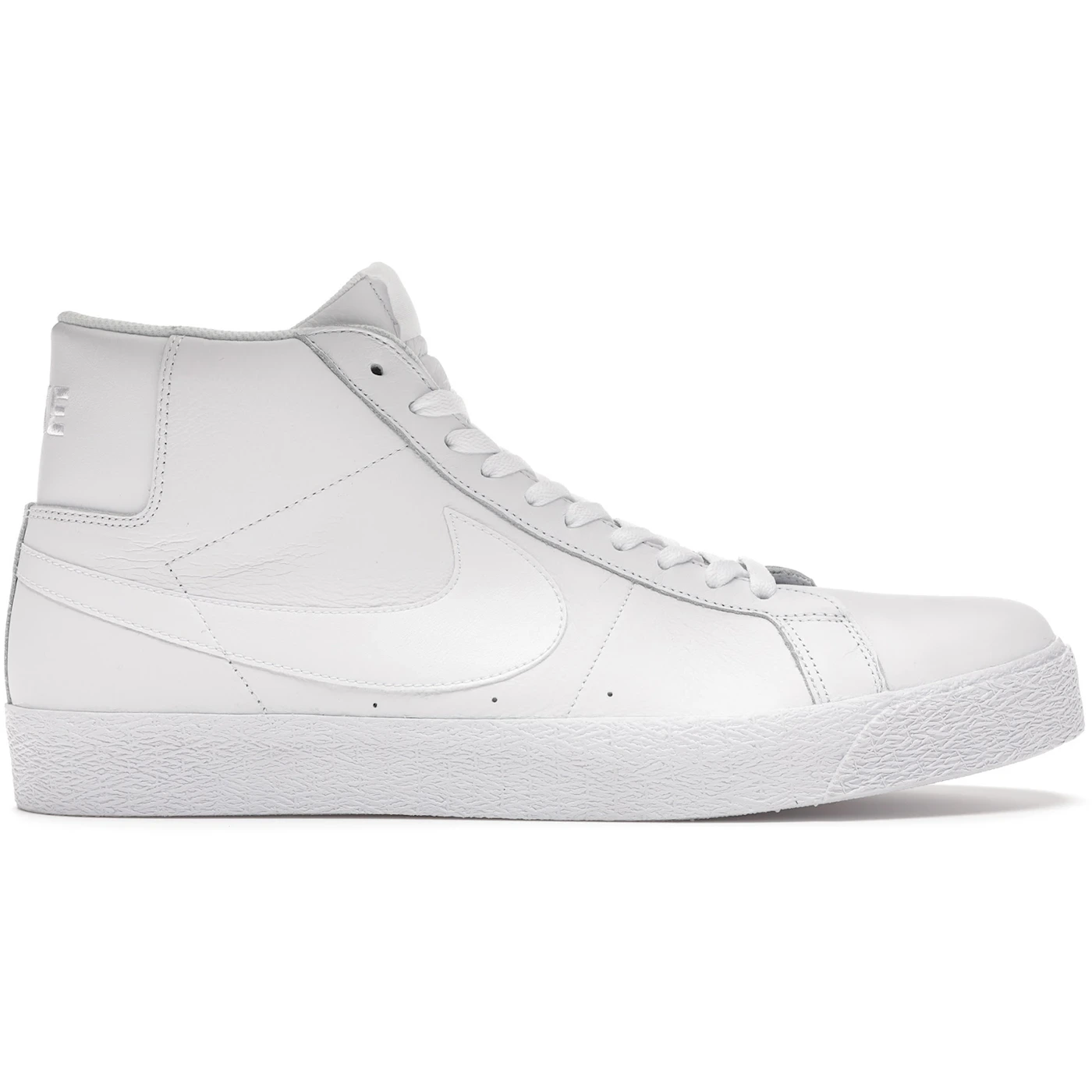 Nike SB Zoom Blazer Mid Triple White 1 Nike SB Zoom Blazer Mid Triple White