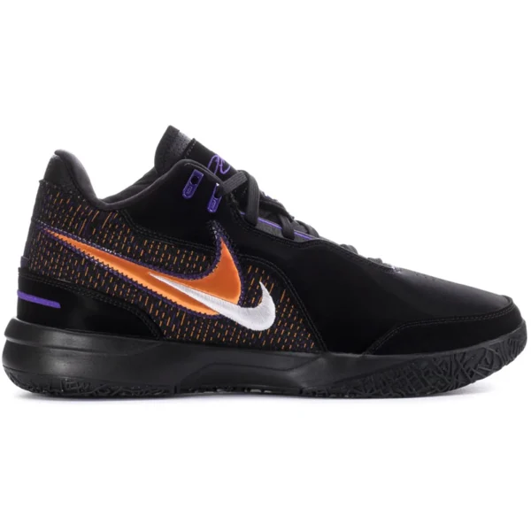 Nike Zoom LeBron NXXT Gen AMPD Black Field Purple Bright Mandarin