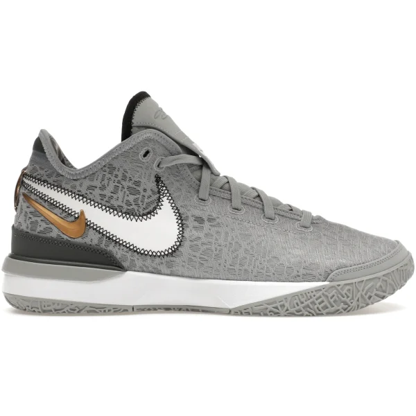 Nike Zoom LeBron NXXT Gen Wolf Grey Metallic Gold