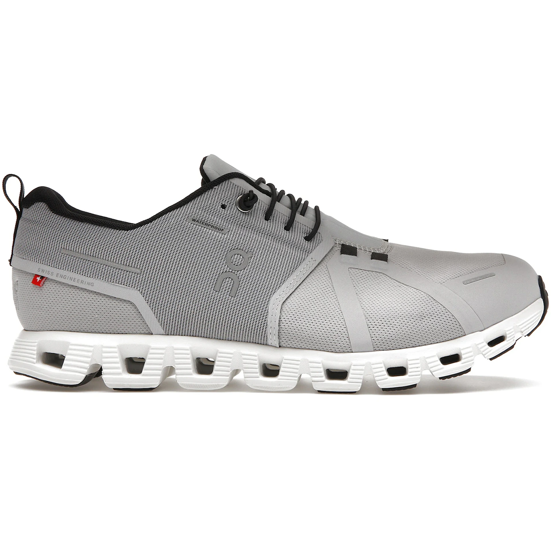 On Running Cloud 5 Waterproof Glacier Grey White 1 3
