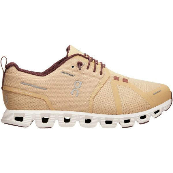 On Running Cloud 5 Waterproof Savannah Ivory (Womens)