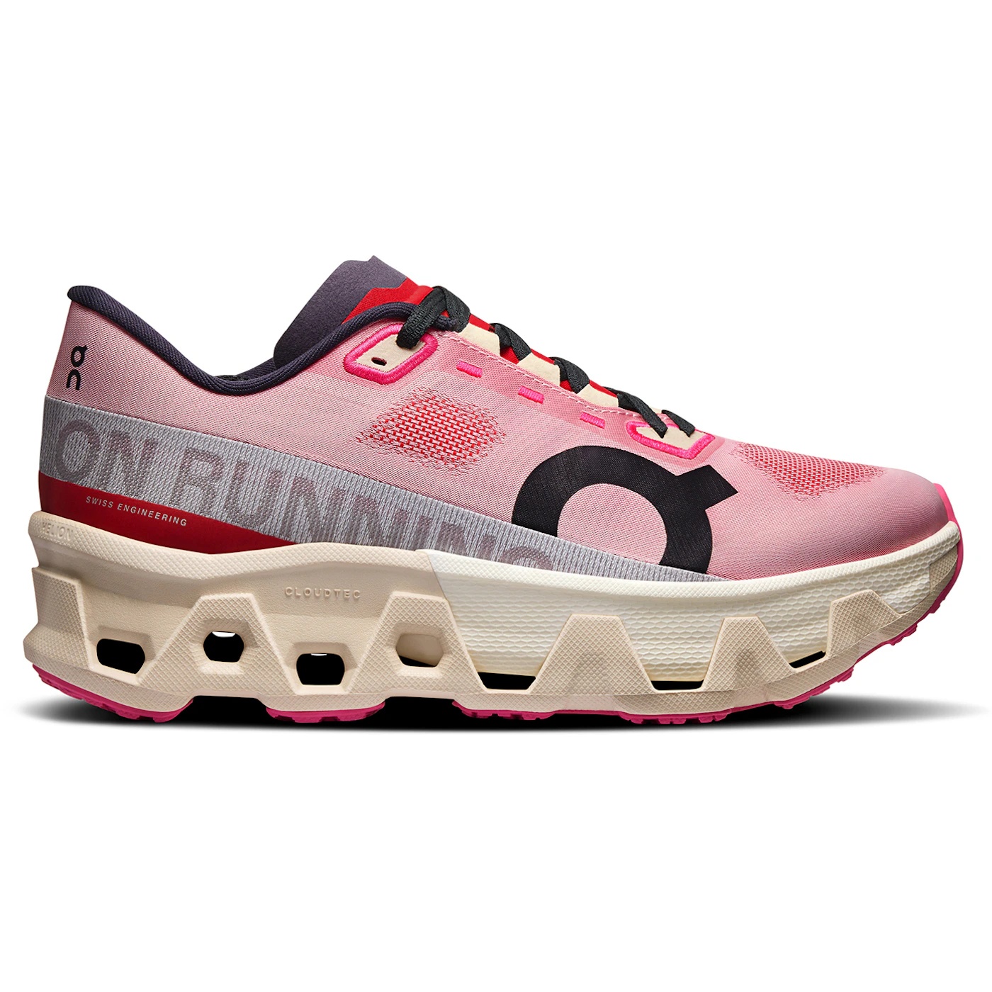 On Running Cloudmonster Hyper Red Cream (Womens) 2 On Running Cloudmonster Hyper Red Cream Womens 1 2