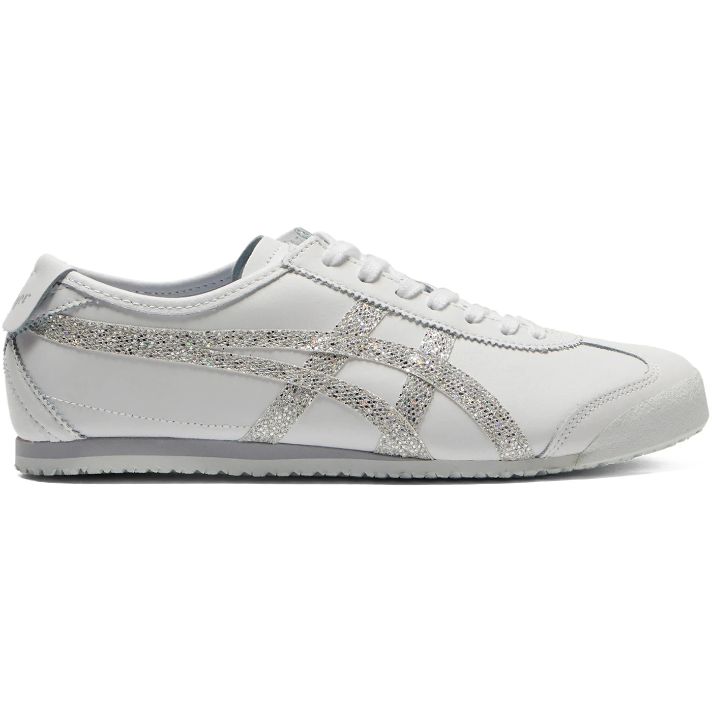 Onitsuka Tiger Mexico 66 Candy Glitter Series White Pure Silver 3 Onitsuka Tiger Mexico 66 Candy Glitter Series White Pure Silver