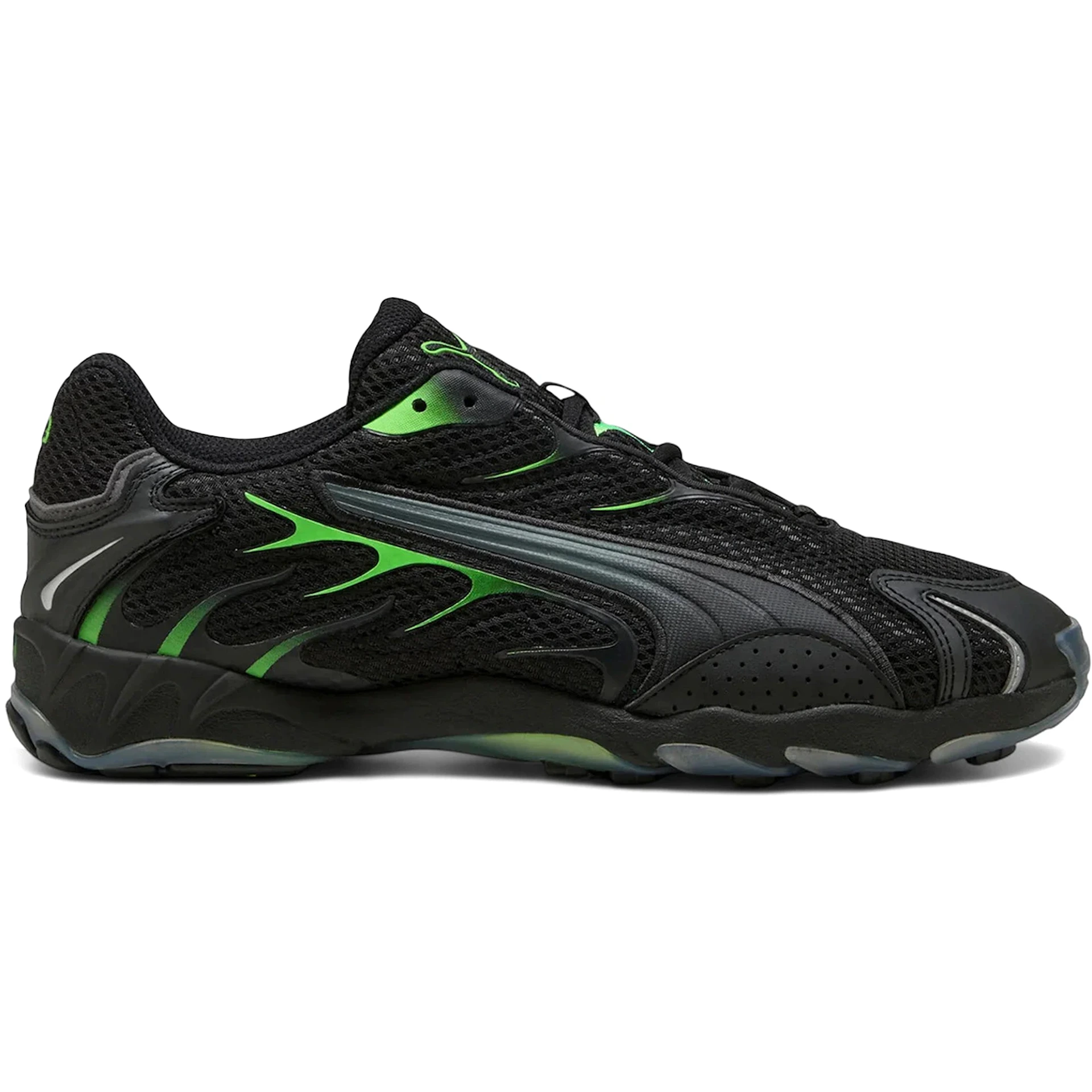 Puma Inhale Black Green Glare