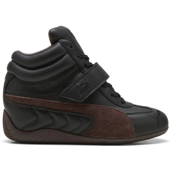 Puma Speedcat Wedge Black Chocolate Brown (Womens)