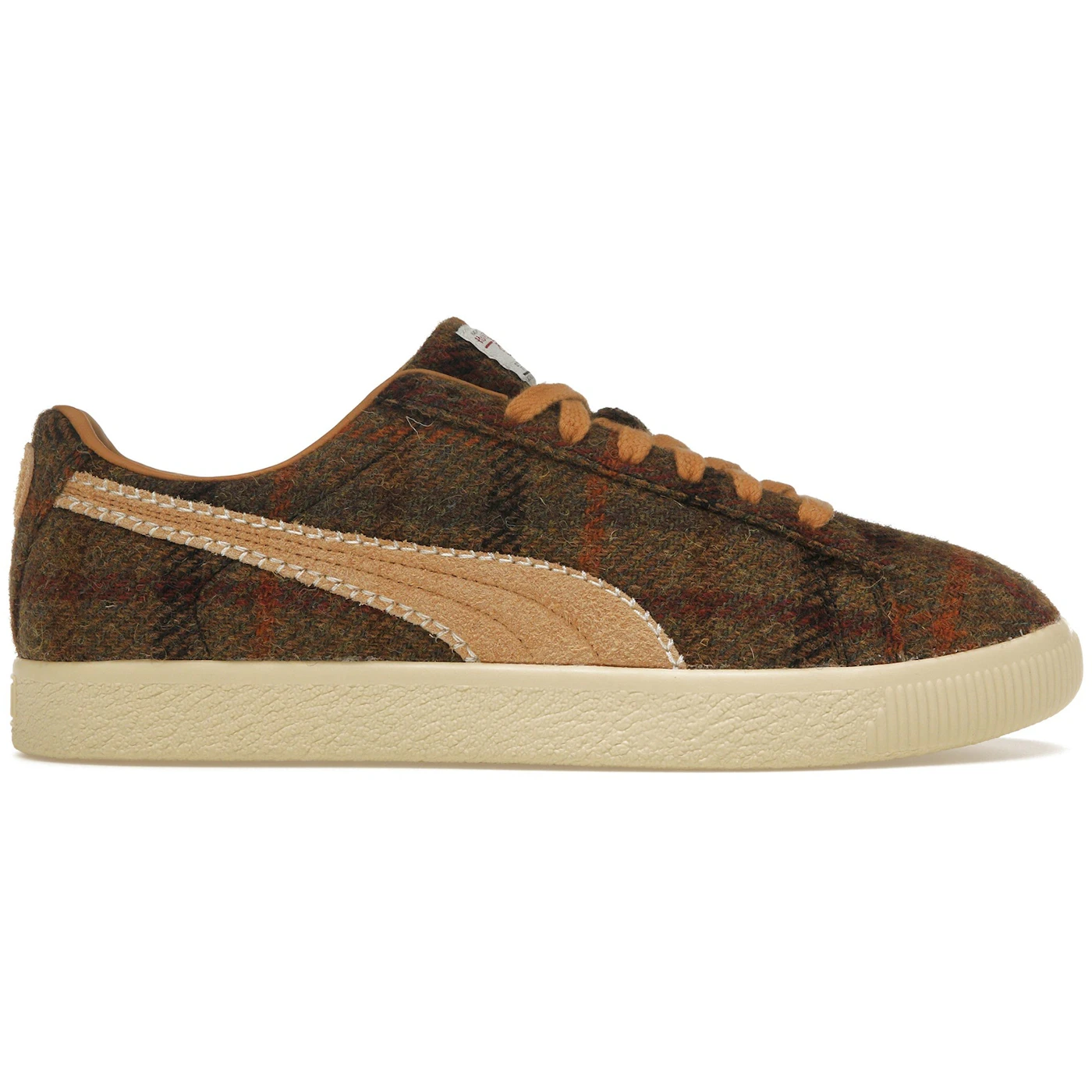 Puma Clyde Harris Tweed Chamomile Caramel Latte 1 Puma Clyde Harris Tweed Chamomile Caramel Latte
