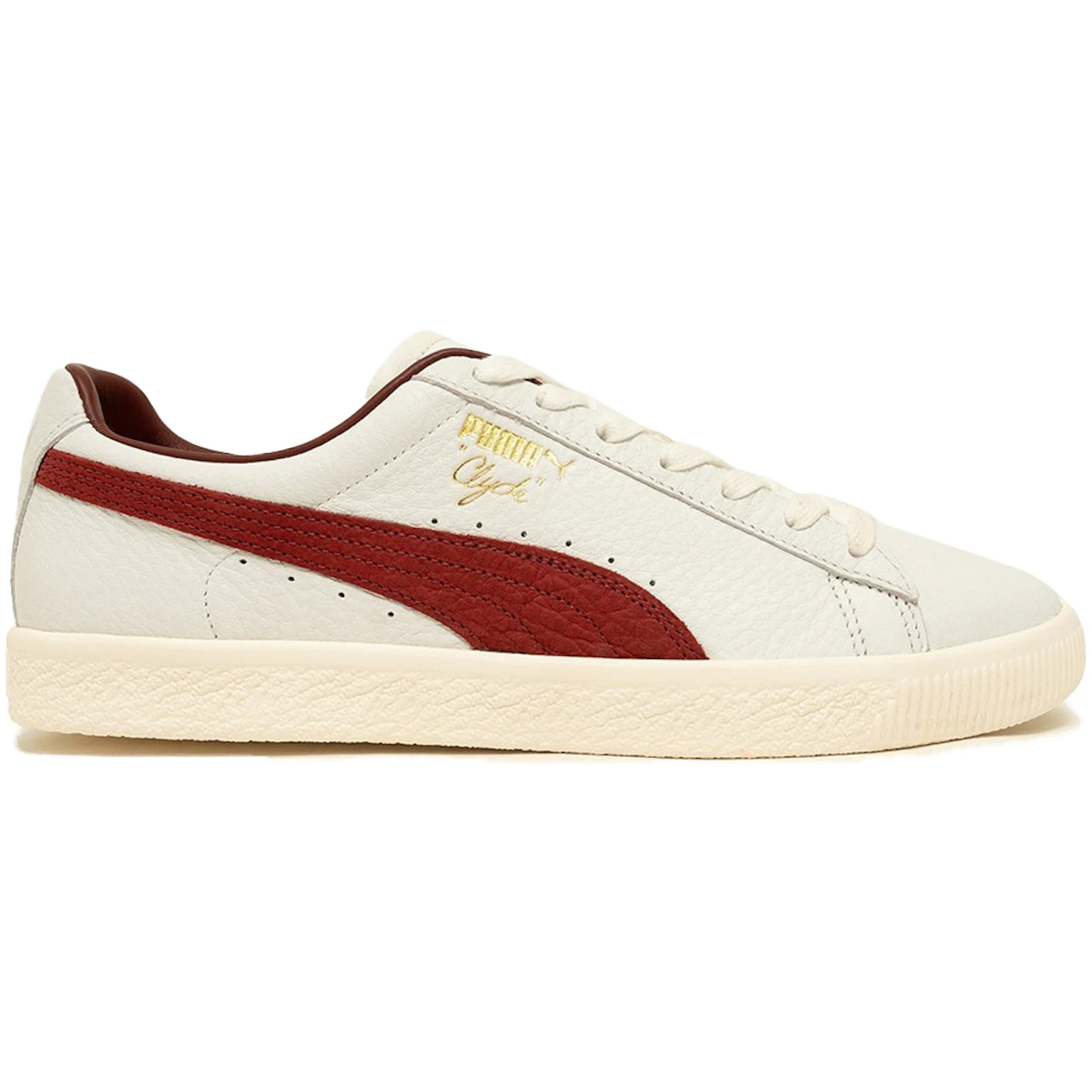 Puma Clyde Made in Italy White Intense Red 1 Puma Clyde Made in Italy White Intense Red