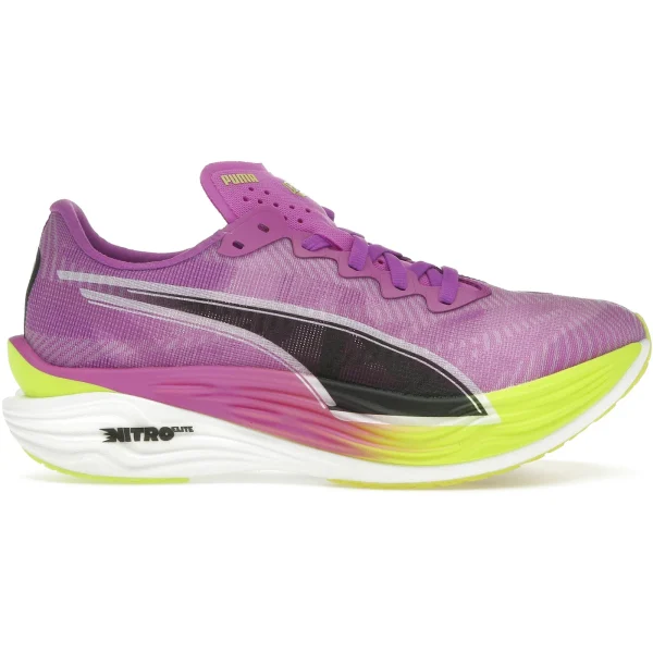 Puma Deviate Nitro Elite 3 Pure Magenta Yellow Alert
