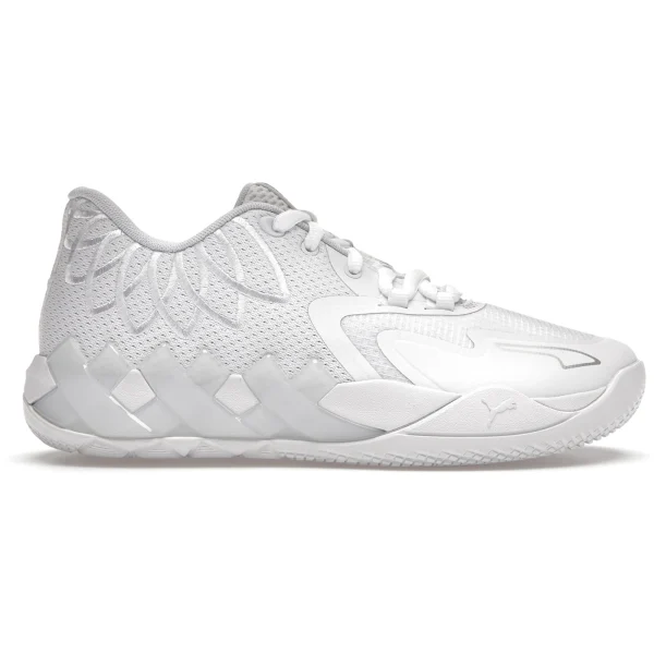 Puma LaMelo Ball MB.01 White Silver (GS)