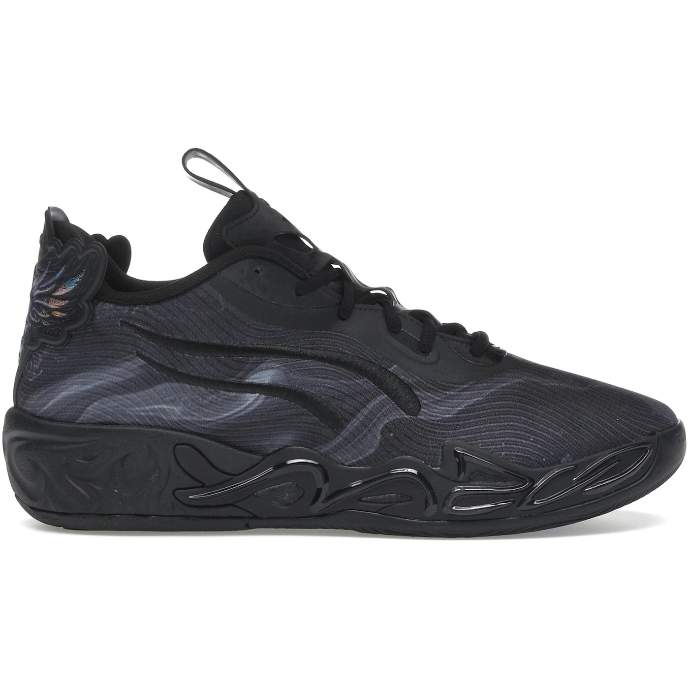 Puma LaMelo Ball MB.04 Lo Team Black Dark Amethyst