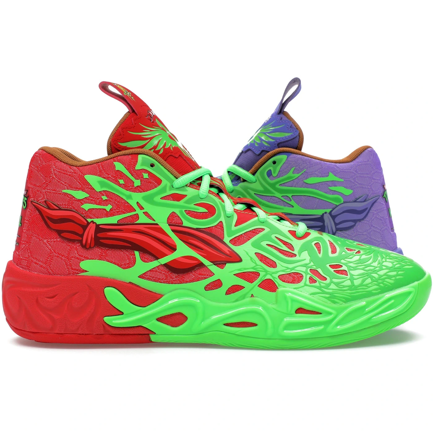 Puma LaMelo Ball MB.04 Teenage Mutant Ninja Turtles Raphael & Donatello 2 Puma LaMelo Ball MB.04 Teenage Mutant Ninja Turtles Raphael & Donatello