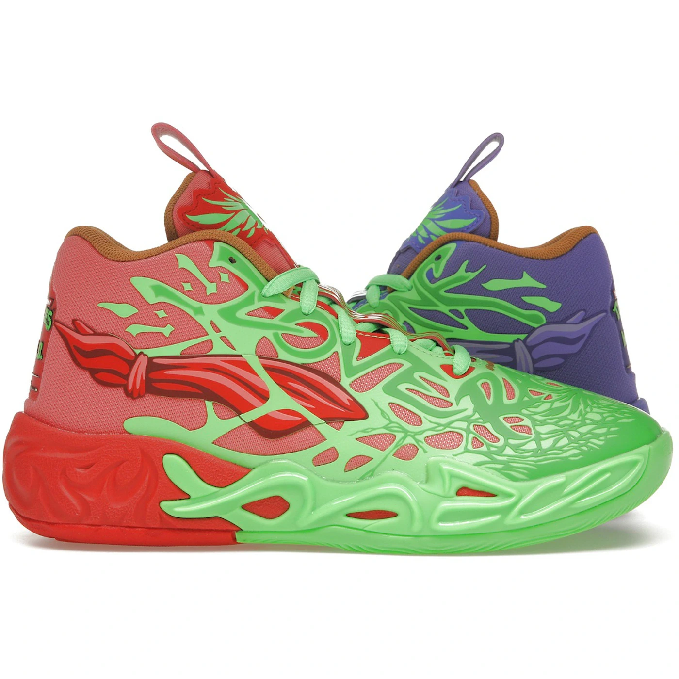 Puma LaMelo Ball MB.04 Teenage Mutant Ninja Turtles Raphael and Donatello (GS)
