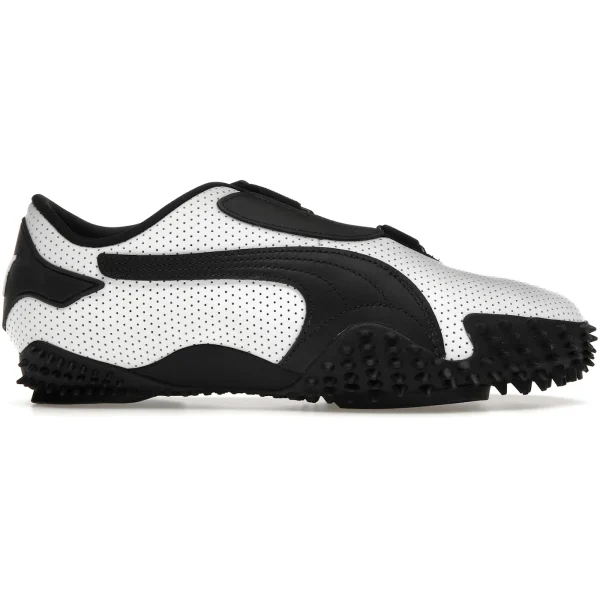 Puma Mostro Perforated Leather White Black