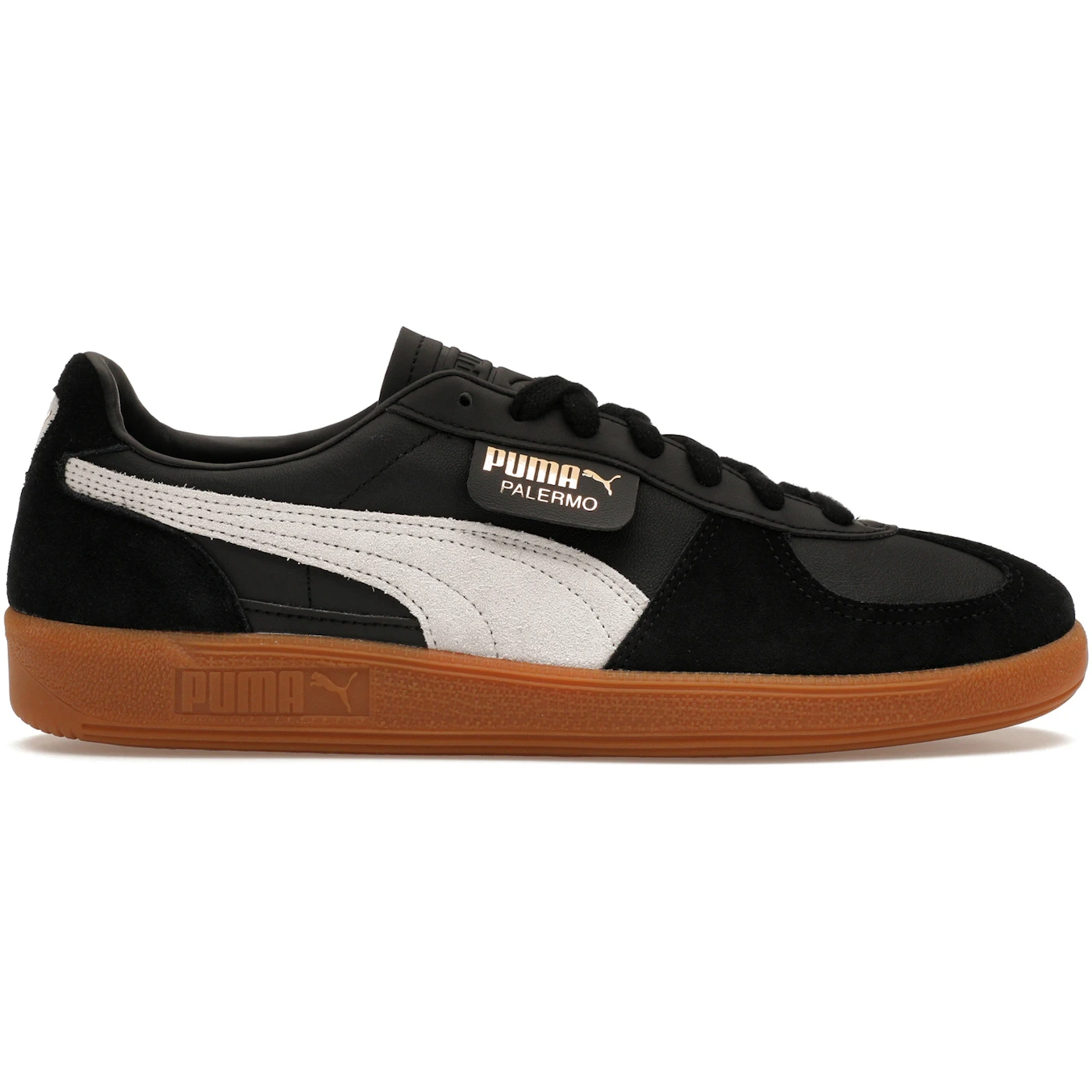 Puma Palermo Leather Black Feather Grey Gum 2 Puma Palermo Leather Black Feather Grey Gum