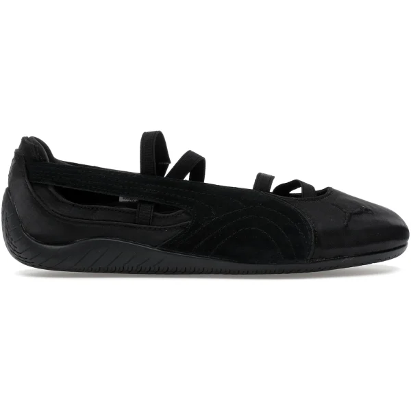 Puma Speedcat Ballet Black Cool Dark Gray Satin (Women’s)