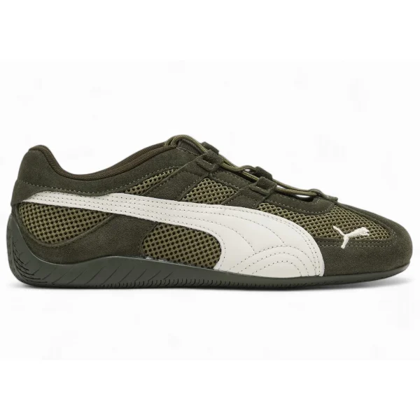 Puma Speedcat Go Dark Olive Warm White (Women’s)