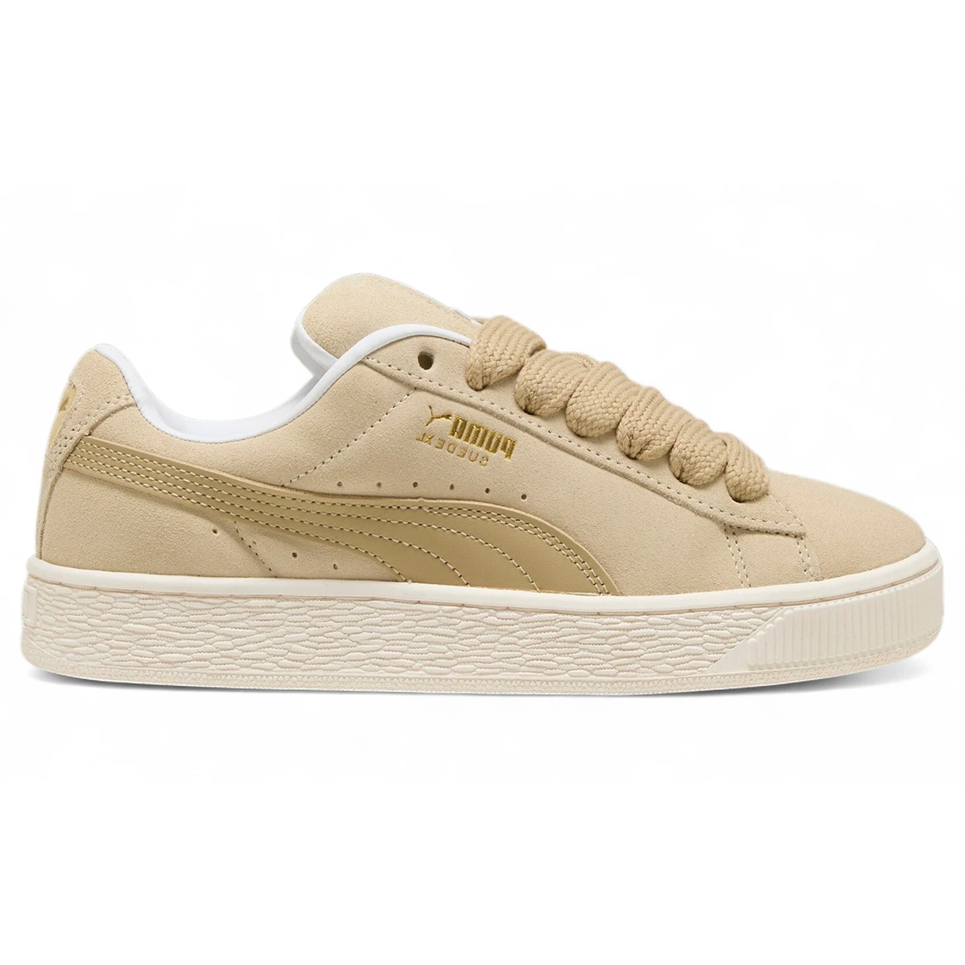 Puma Suede XL Putty Warm white Womens 1 3