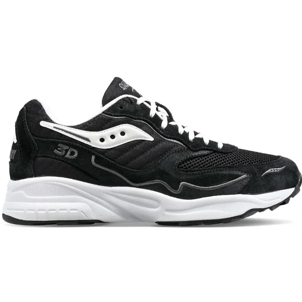 Saucony 3D Grid Hurricane Black White