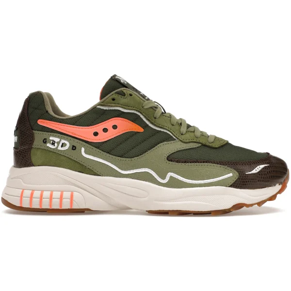 Saucony 3D Grid Hurricane Maybe Tomorrow Tortoise