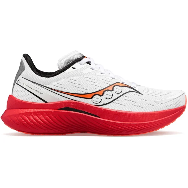 Saucony Endorphin Speed 3 White Black Red