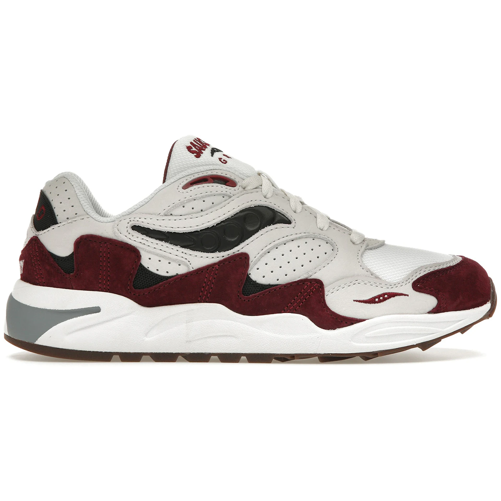 Saucony Grid Shadow 2 Cream Red 1 3