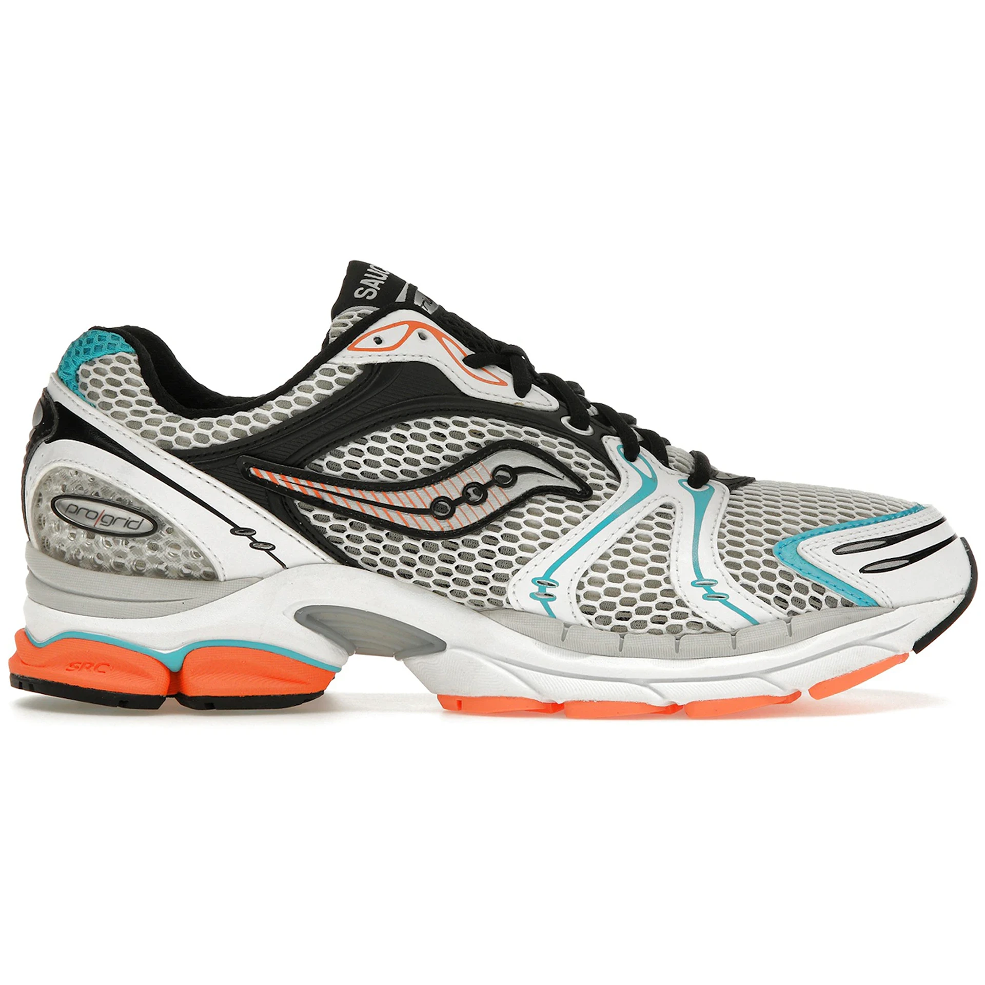 Saucony ProGrid Triumph 4 White Teal Orange 3 Saucony ProGrid Triumph 4 White Teal Orange