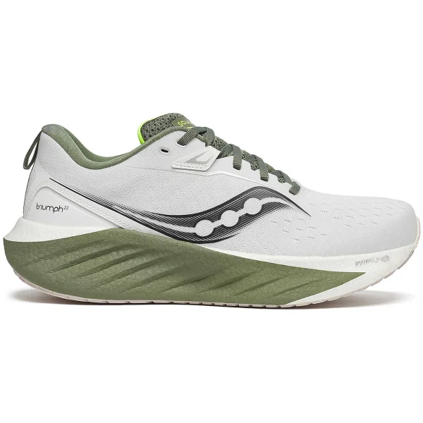 Saucony Triumph 22 White Olivine