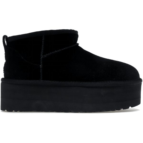 UGG Classic Ultra Mini Platform Boot Black (Women&rsquo;s)