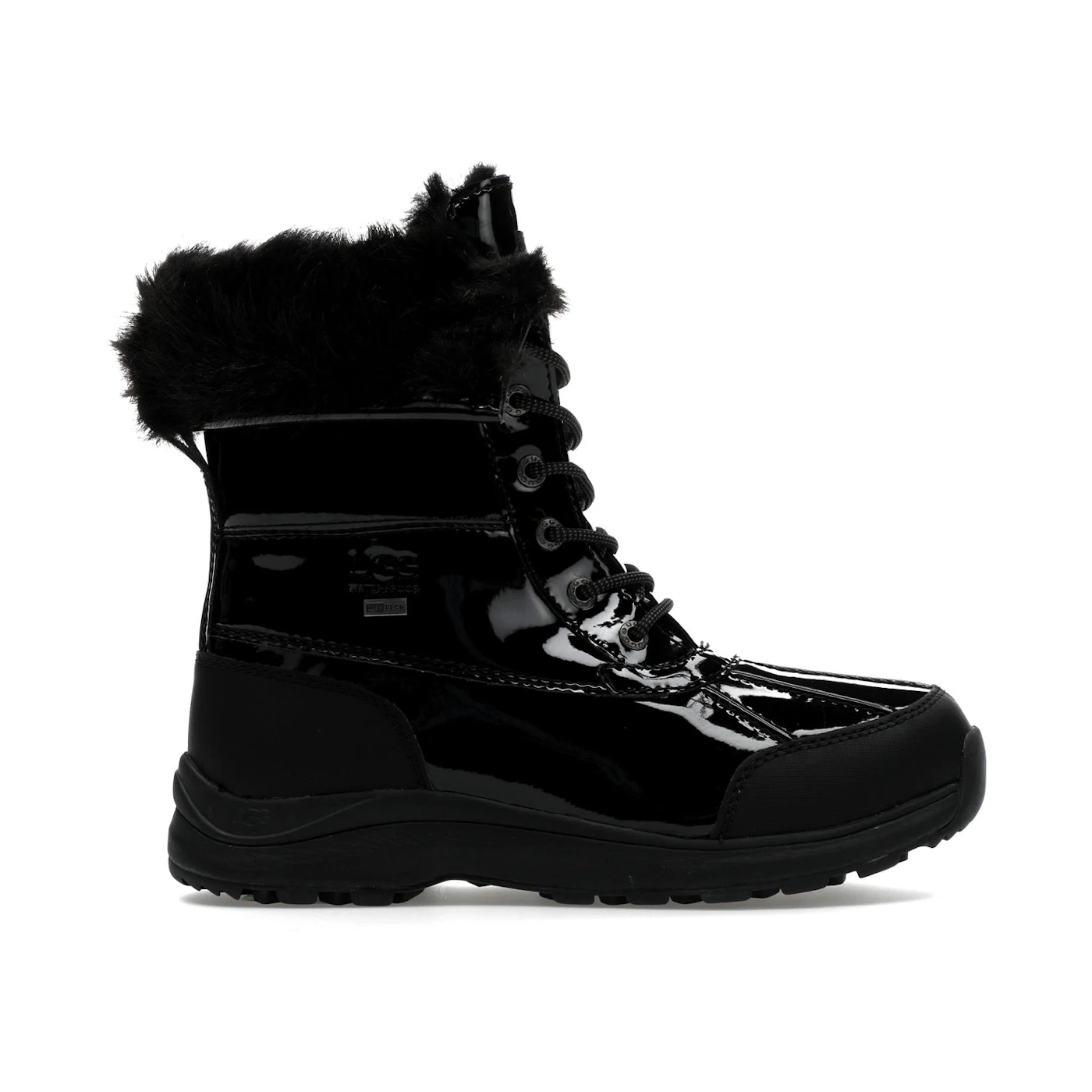 UGG Adirondack III Patent Boot Black Womens 1 3