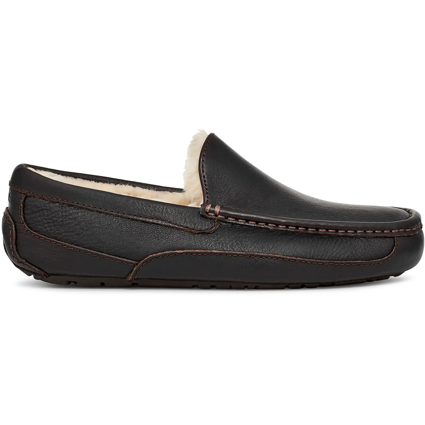 UGG Ascot Leather Slipper Dark Spice 1 UGG Ascot Leather Slipper Dark Spice 1 2