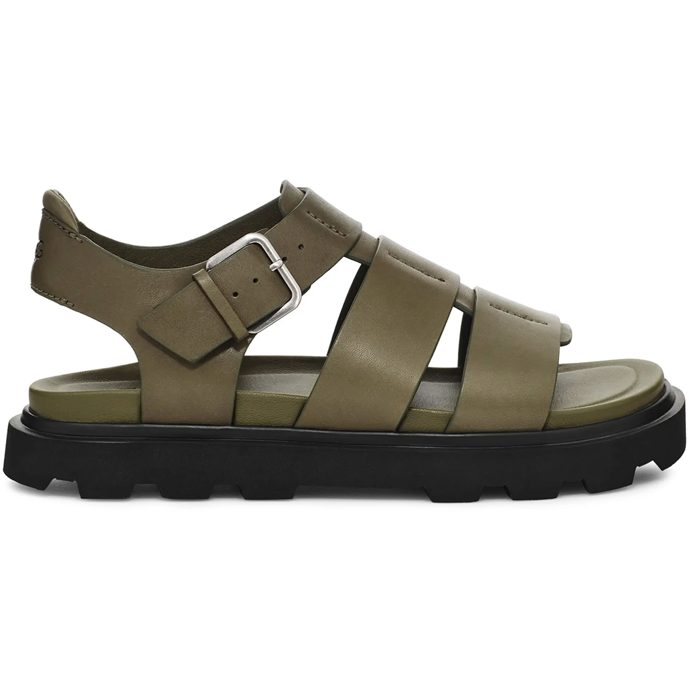 UGG Capitelle Strap Platform Sandal Burnt Olive Womens 1 2