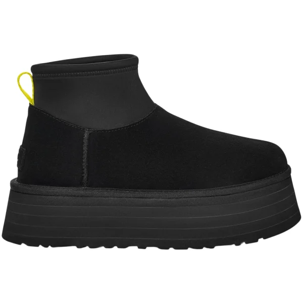 UGG Classic Mini Dipper Boot Black Yellow (Women&rsquo;s)