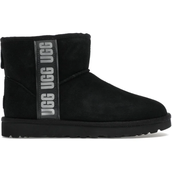 UGG Classic Mini II Boot Side Logo Black (Women’s)