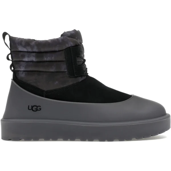 UGG Classic Mini Lace WEA Smokescreen Boot Black