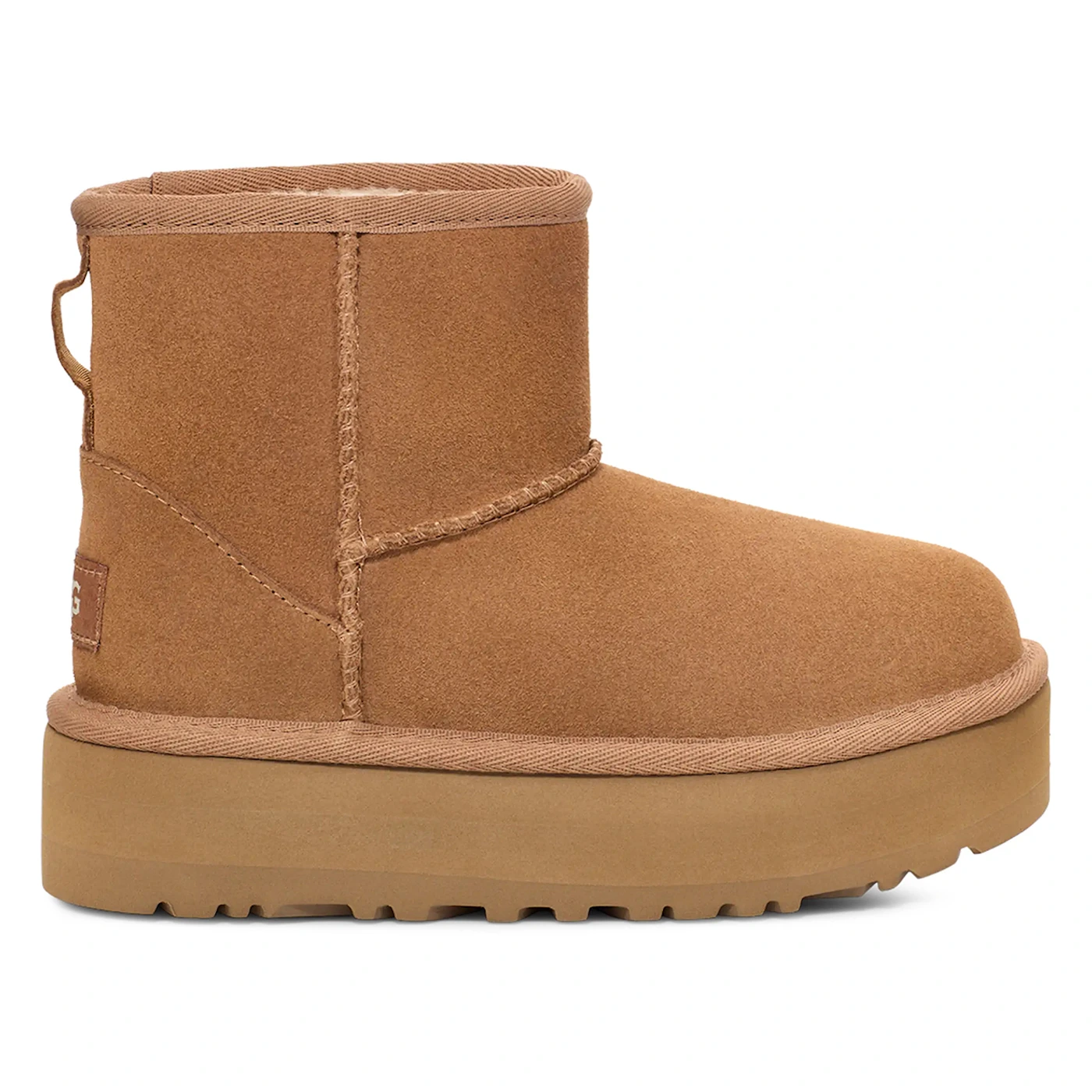 UGG Classic Mini Platform Boot Chestnut Kids 1 3