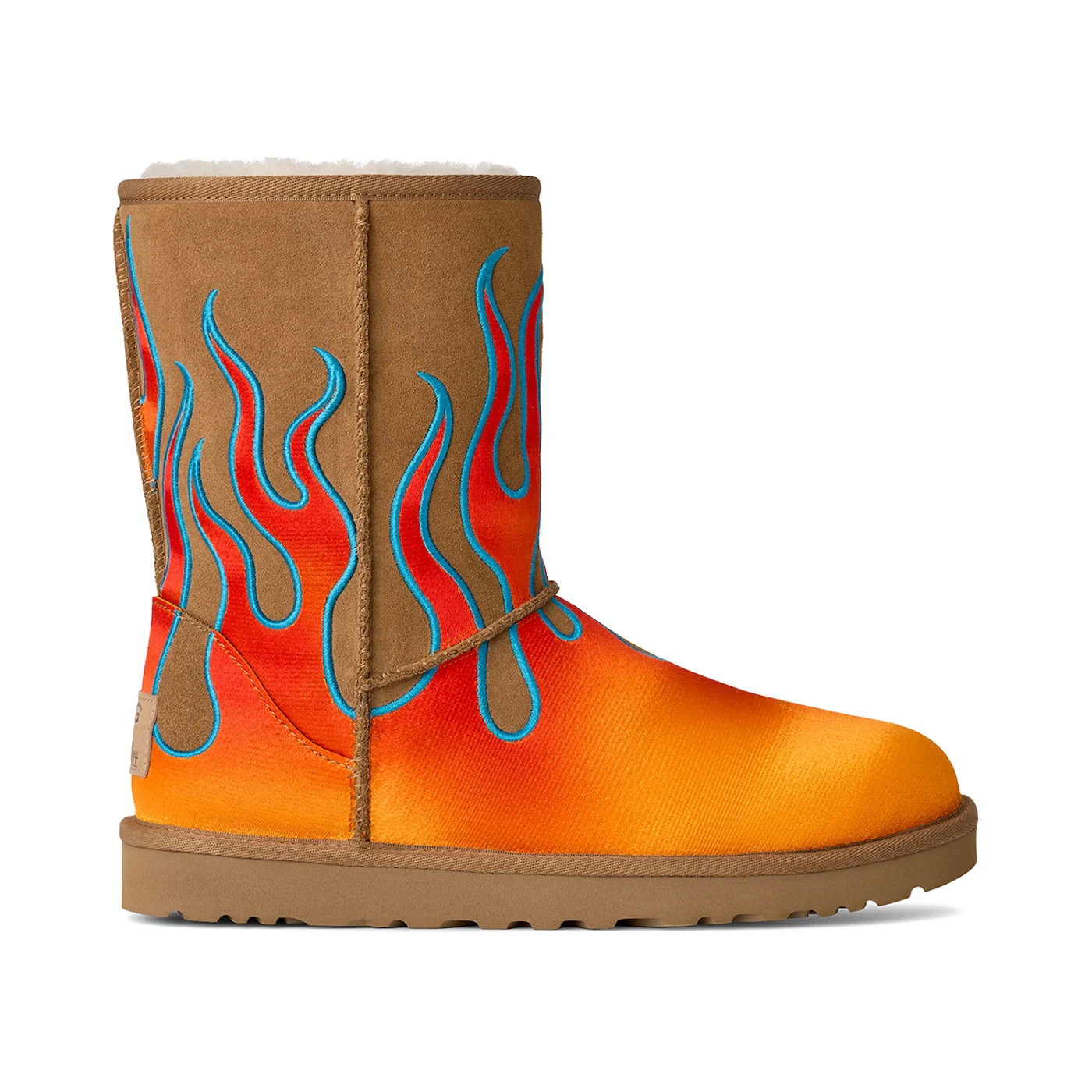UGG Classic Short Boot Jeremy Scott Flames Chestnut (2025)